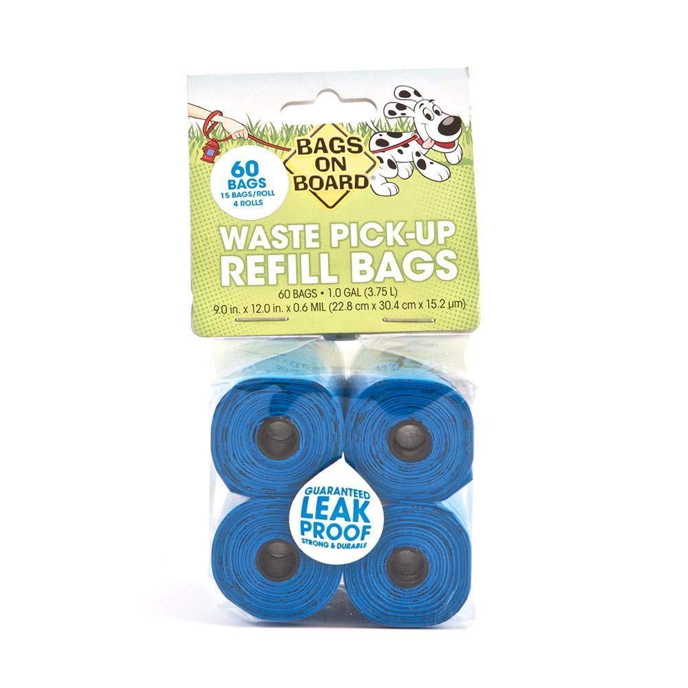  Bags On Board Dog Poo Bags, Strong, Leak Proof Dog Waste Bags, Ocean Breeze Scent