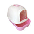 Pets Club - Hooded Cat Litter Box With Handle Detachable Flip