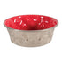 Diamonds Stainless Non-Slip Dog Bowls - Red