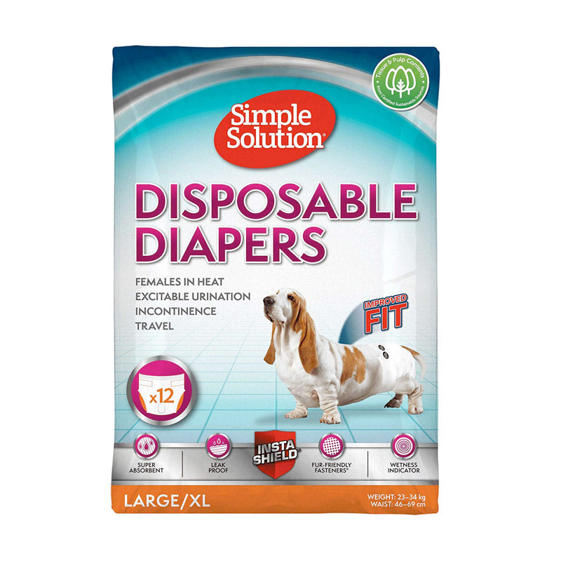 Hartz® Disposable Dog Diapers with FlashDry® Gel Technology - 36ct